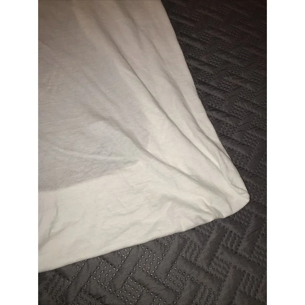 Vtg CARTERS Pastel Blue Green Nursery Rhymes Crib Top Sheet 2 Fitted Corners